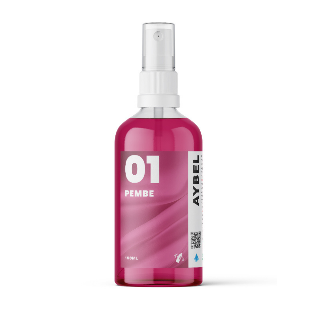 Pink tekstilfarvespray