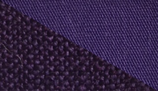 Fabric swatch dyed in indigo purple, demonstrating the vibrant color achieved with our dye on different fabrics