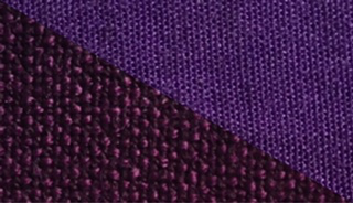 Fabric swatch dyed in dark purple, demonstrating the vibrant color achieved with our dye on different fabrics